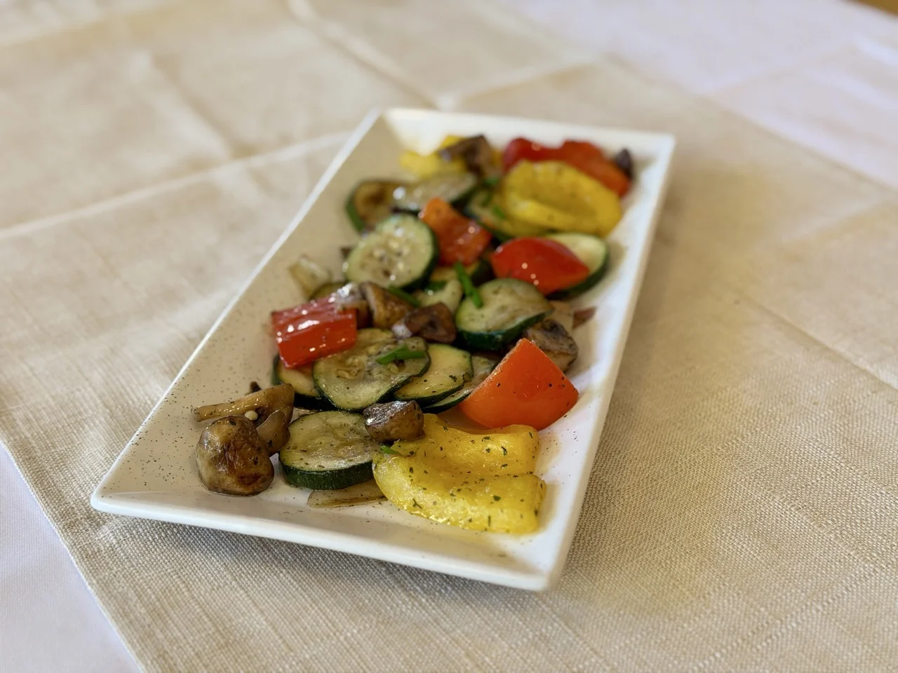 Gegrilltes Gemüse als Antipasti